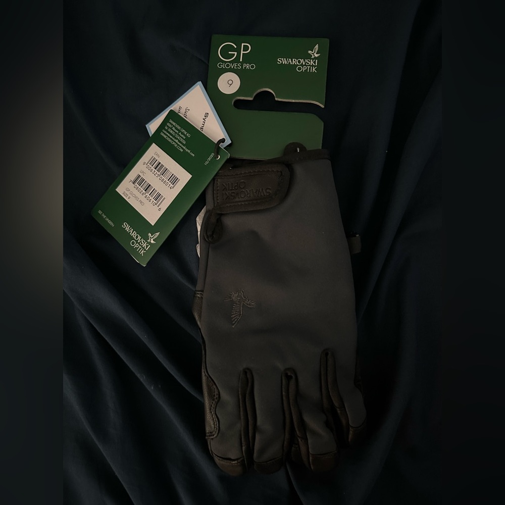 NWT $94 Swarovski Optik GP Gloves Pro Size 9 60610 Dark Green Hunting Shooting